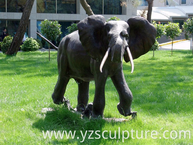 large size bronze elephant sculpture 